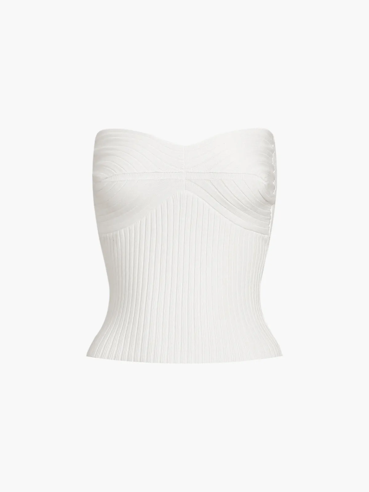 Solid Ribbed Tube Top sold by COMMENSE product image thumbnail 2