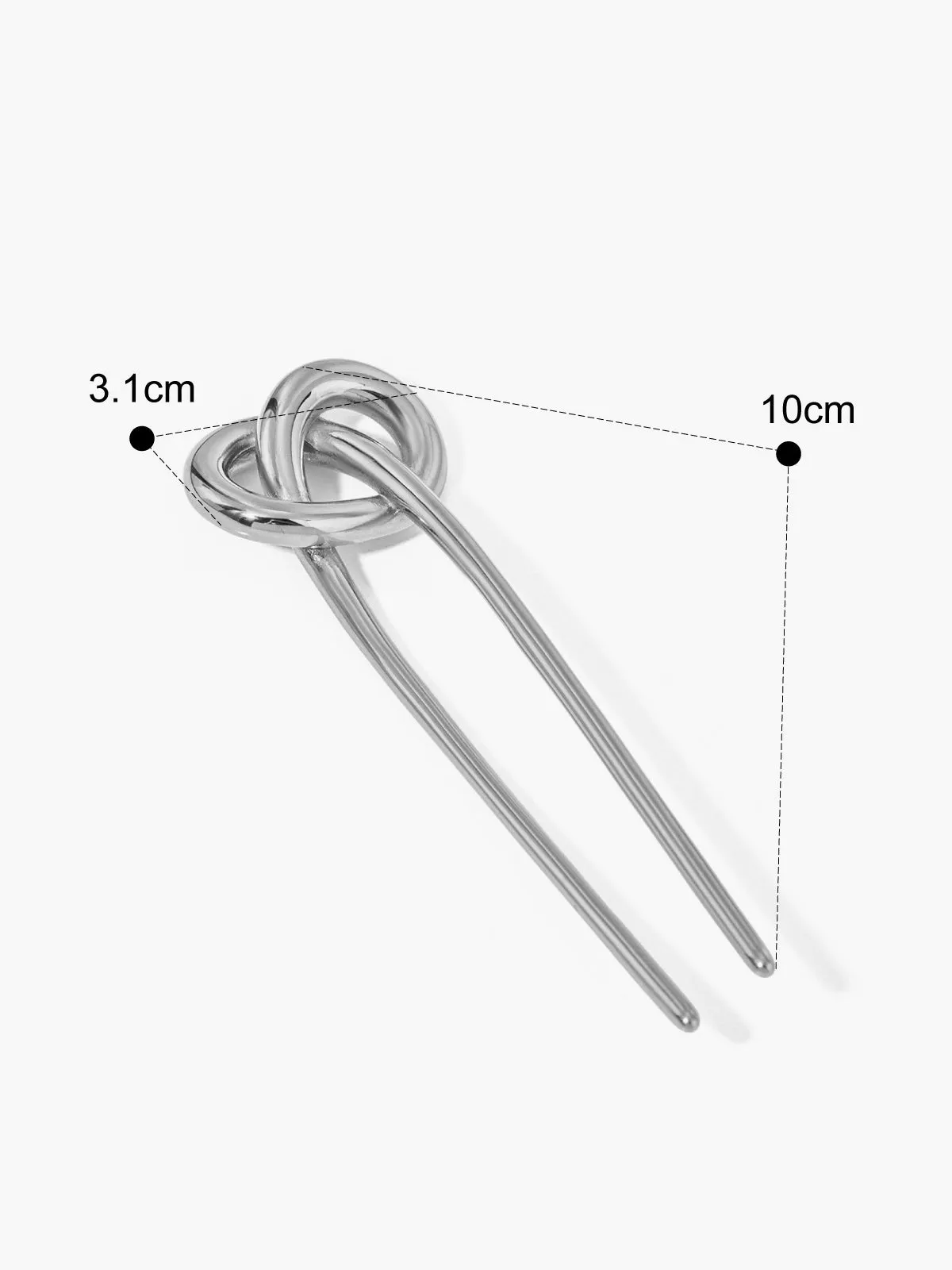 Stainless Knotted Hairpin sold by COMMENSE product image thumbnail 5