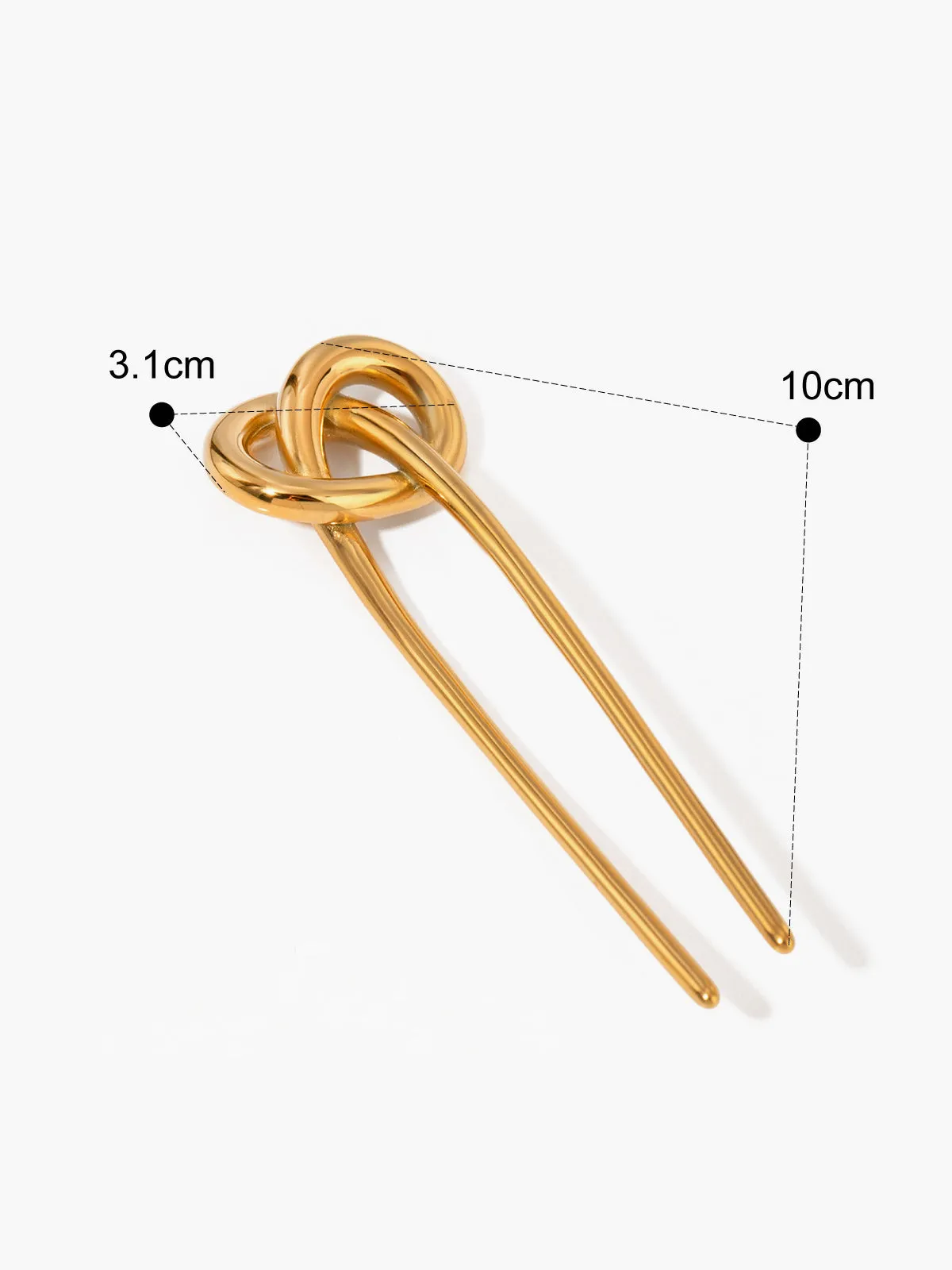 Stainless Knotted Hairpin sold by COMMENSE product image thumbnail 2