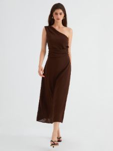Overfold Off-Shoulder Floral Mesh Lace Midi Dress sold by COMMENSE