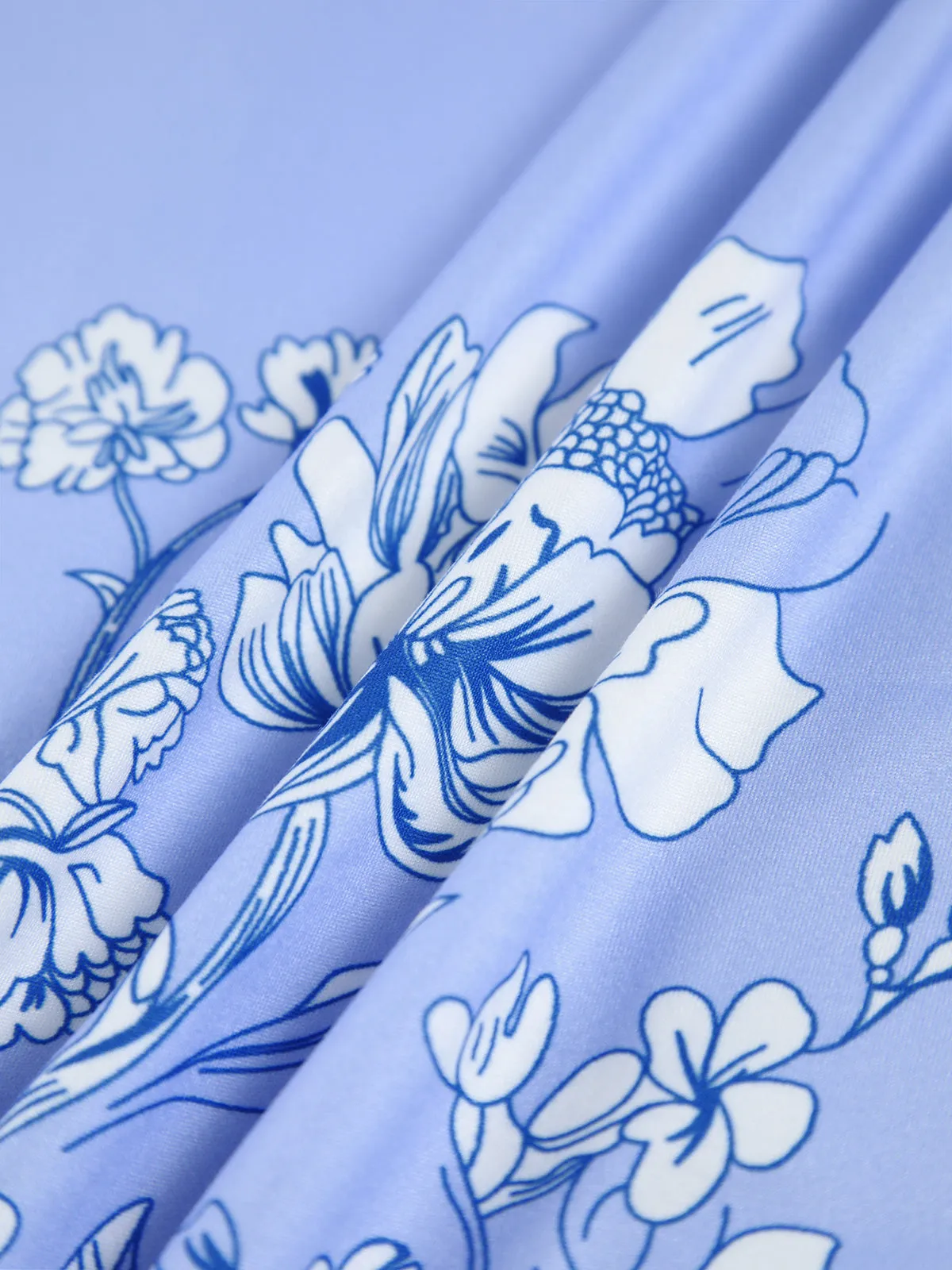 Floral Print Cami Long Dress sold by COMMENSE product image thumbnail 4