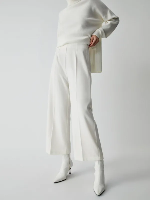 Effortless Wide Leg Culotte Pants sold by COMMENSE