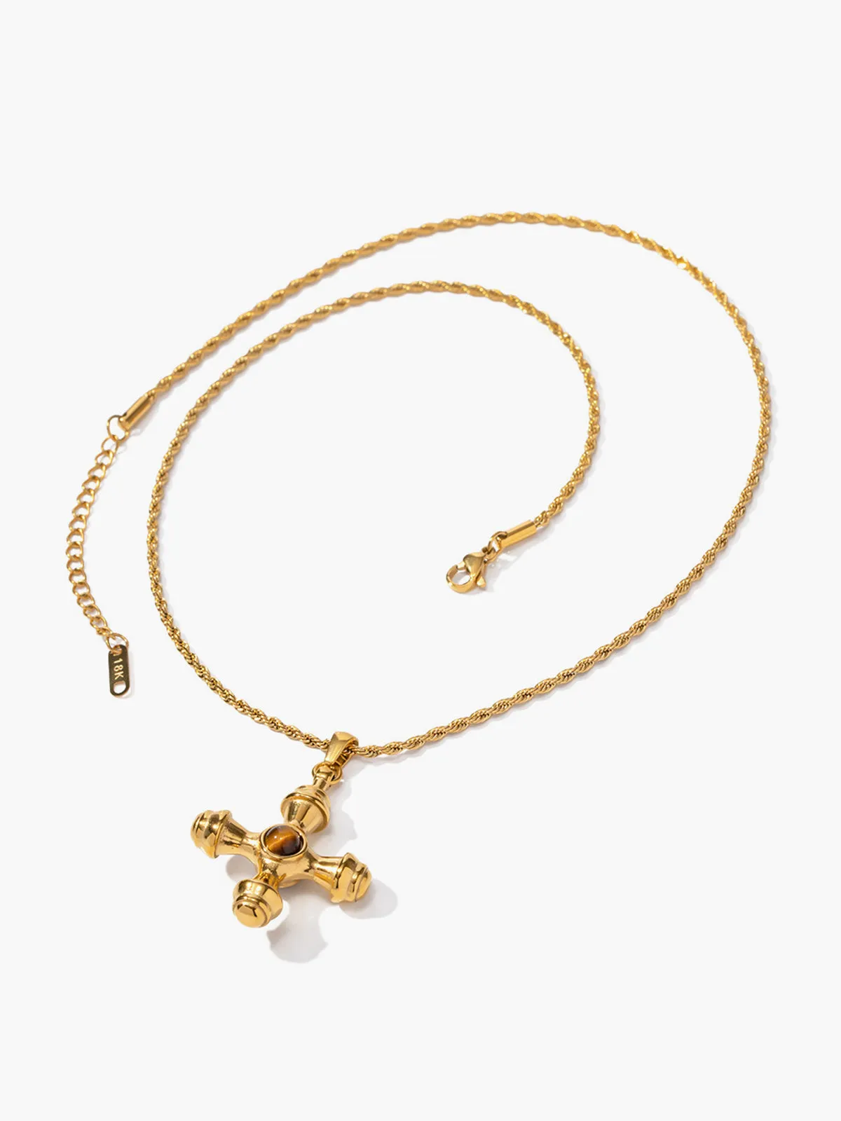 Stainless Steel Cross Necklace sold by COMMENSE product image thumbnail 2