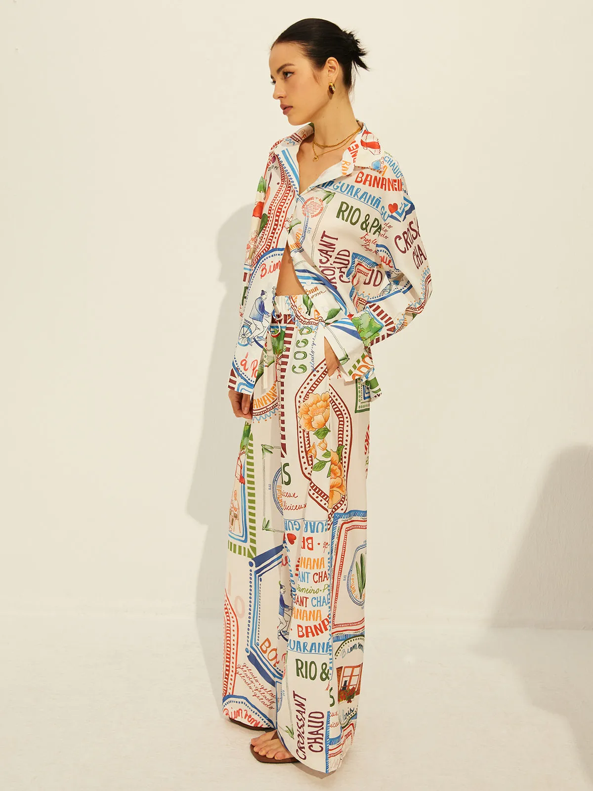 Printed Long Sleeve Pants Set sold by COMMENSE product image thumbnail 2