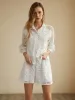 Lace Overlay Two Piece Shorts Set sold by COMMENSE