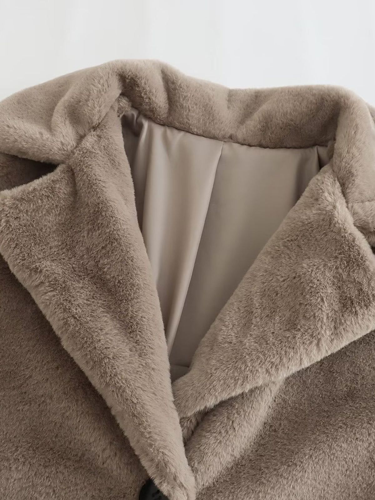 Furry Long Teddy Coat sold by COMMENSE product image thumbnail 3