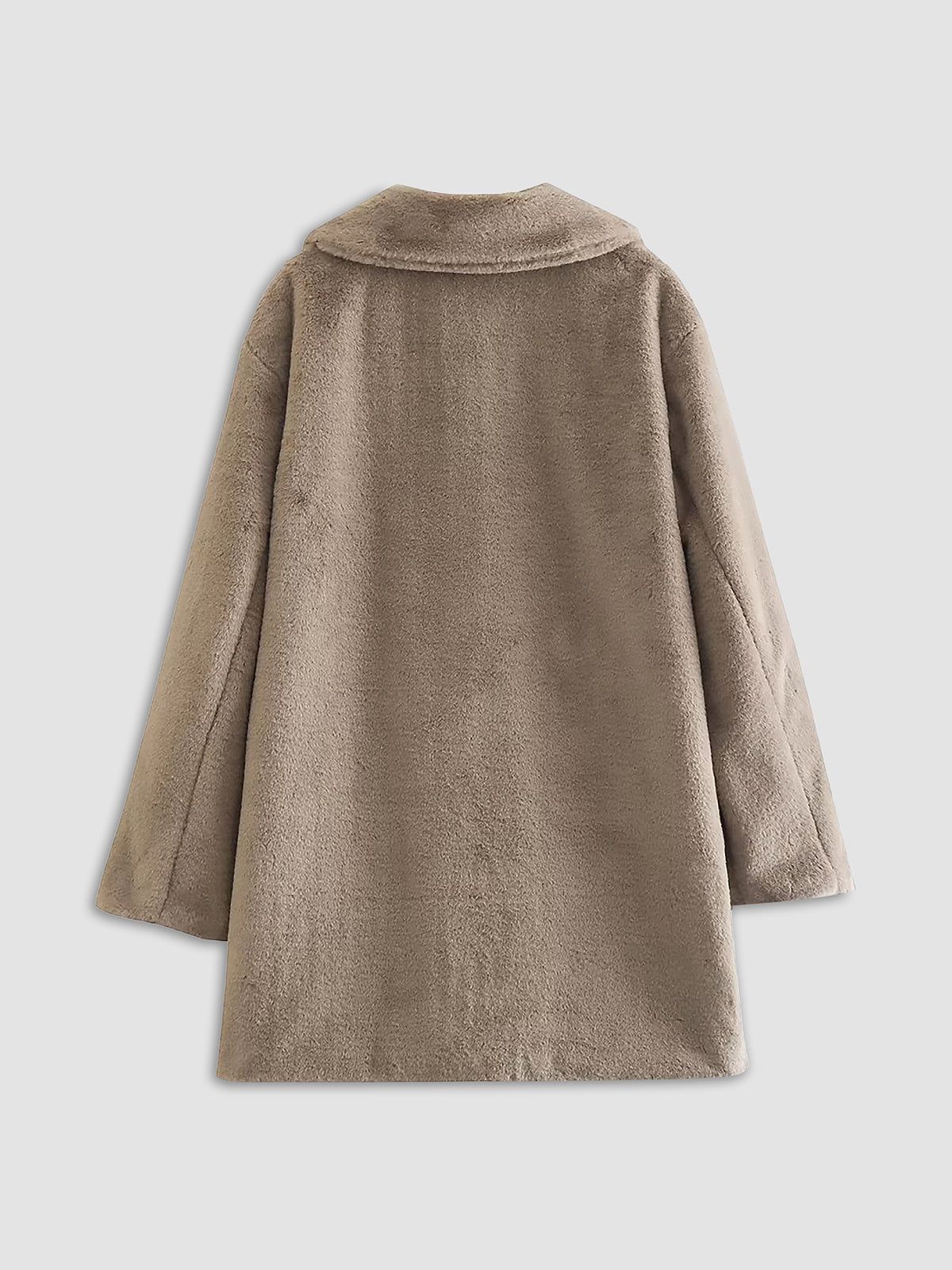 Furry Long Teddy Coat sold by COMMENSE product image thumbnail 2