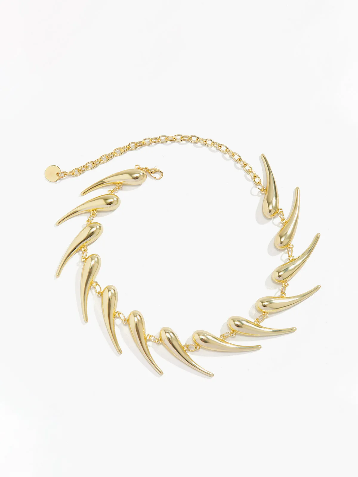 Geometric Waterdrop Necklace sold by COMMENSE product image thumbnail 2