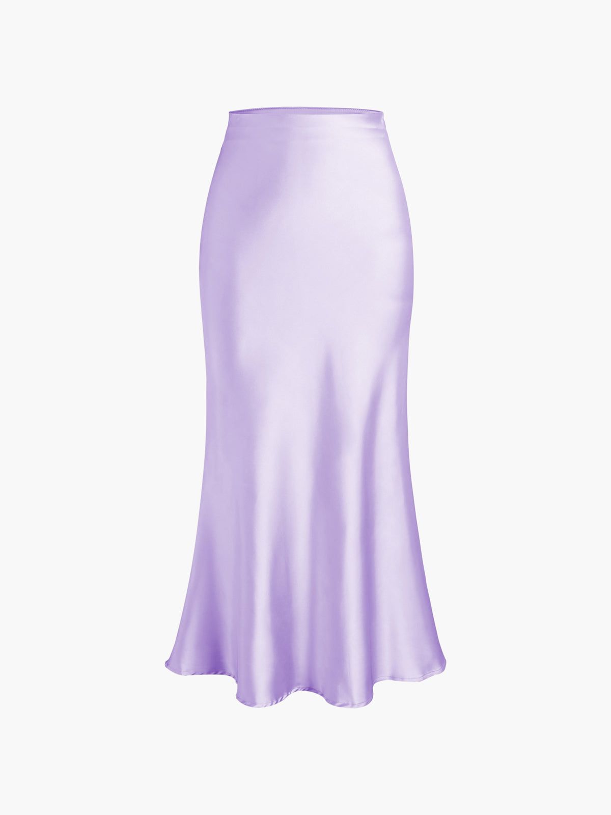 Satin Flowy Maxi Skirt sold by COMMENSE product image thumbnail 4