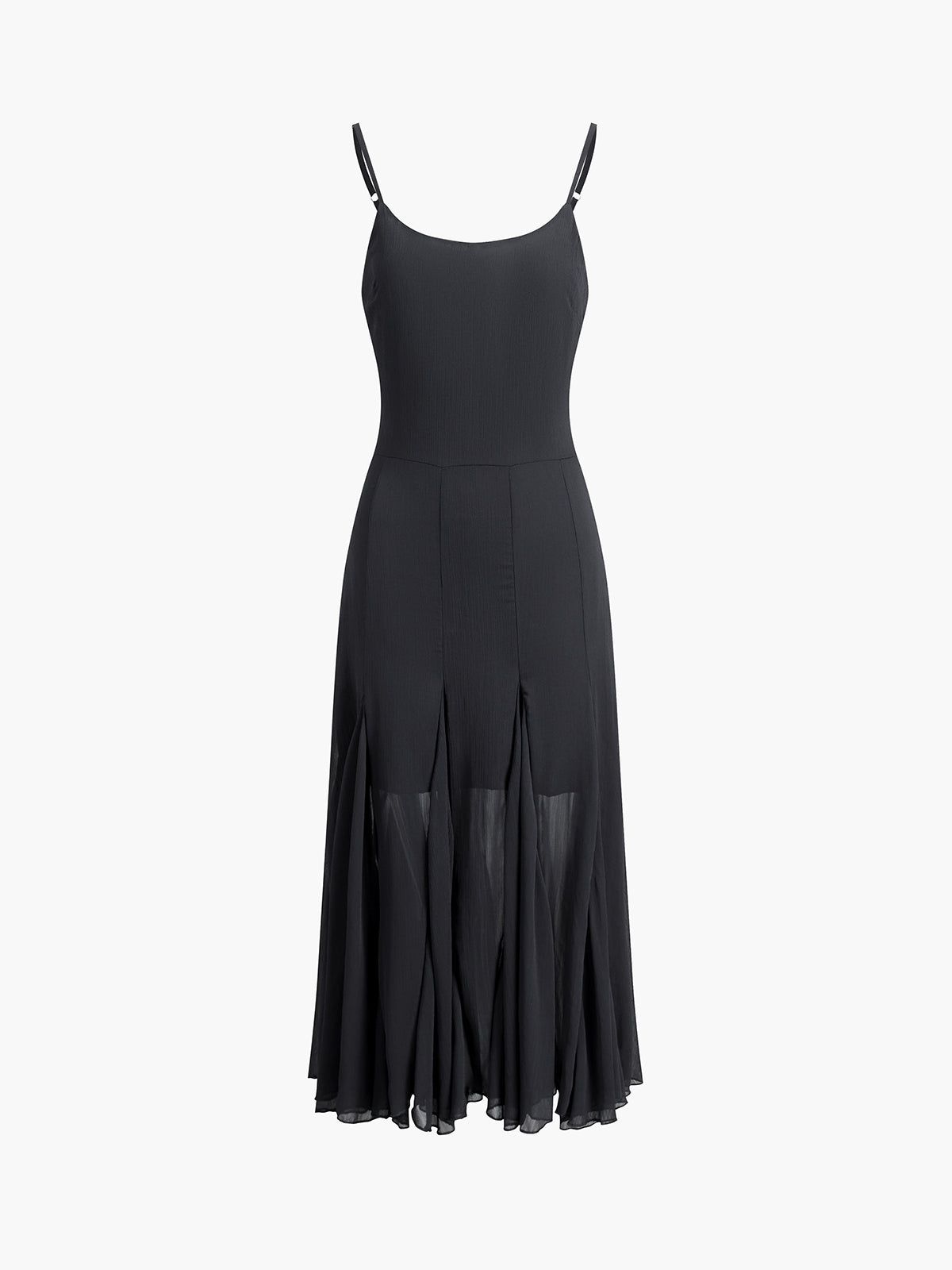 Zippered Mesh Midi Dress sold by COMMENSE