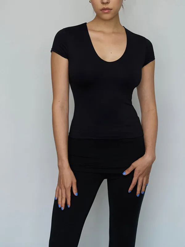 Casual Short Sleeve T-Shirt sold by COMMENSE