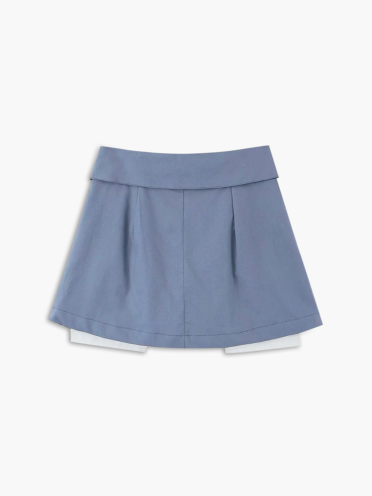 Turn Down Waist Layer Pleat Mini Skirt sold by COMMENSE product image thumbnail 3