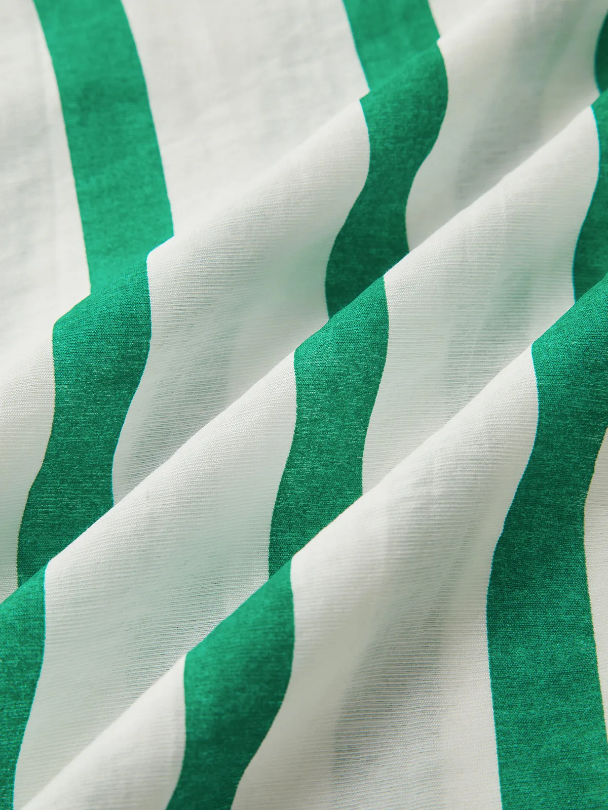 Cotton & Linen Stripe Shirt sold by COMMENSE product image thumbnail 4