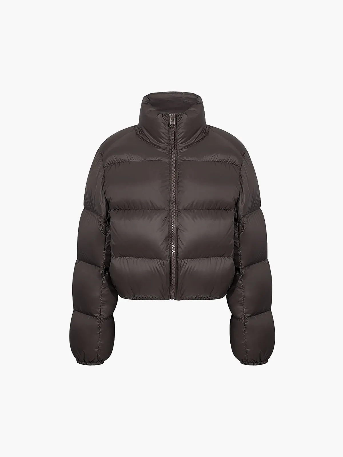 Cocoa Bean Stand Collar Quilted Puffer Coat sold by COMMENSE product image thumbnail 4