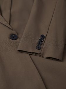 Solid Single Breasted Oversized Blazer sold by COMMENSE