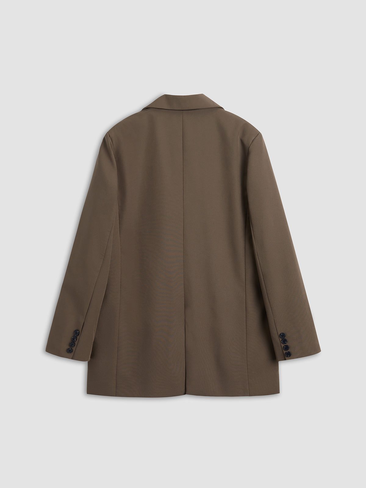 Solid Single Breasted Oversized Blazer sold by COMMENSE product image thumbnail 4