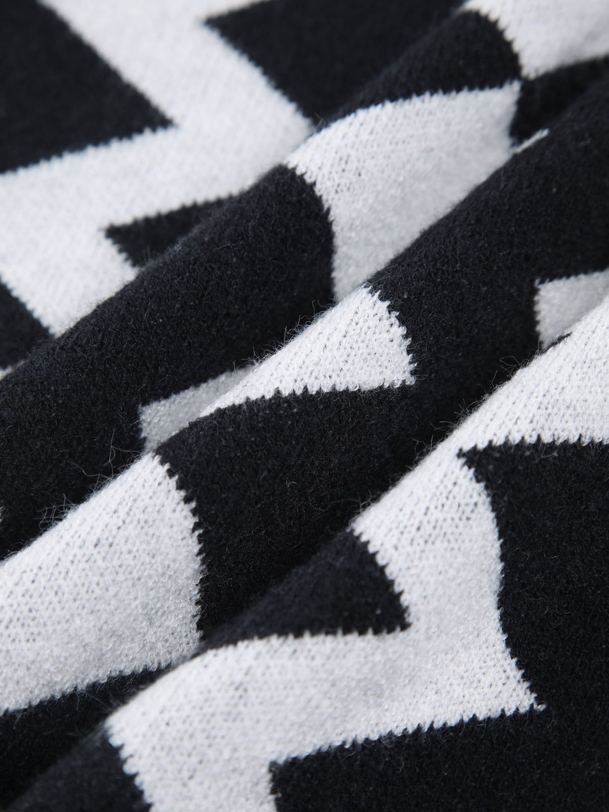 Geometric Colorblock Sweater sold by COMMENSE product image thumbnail 2