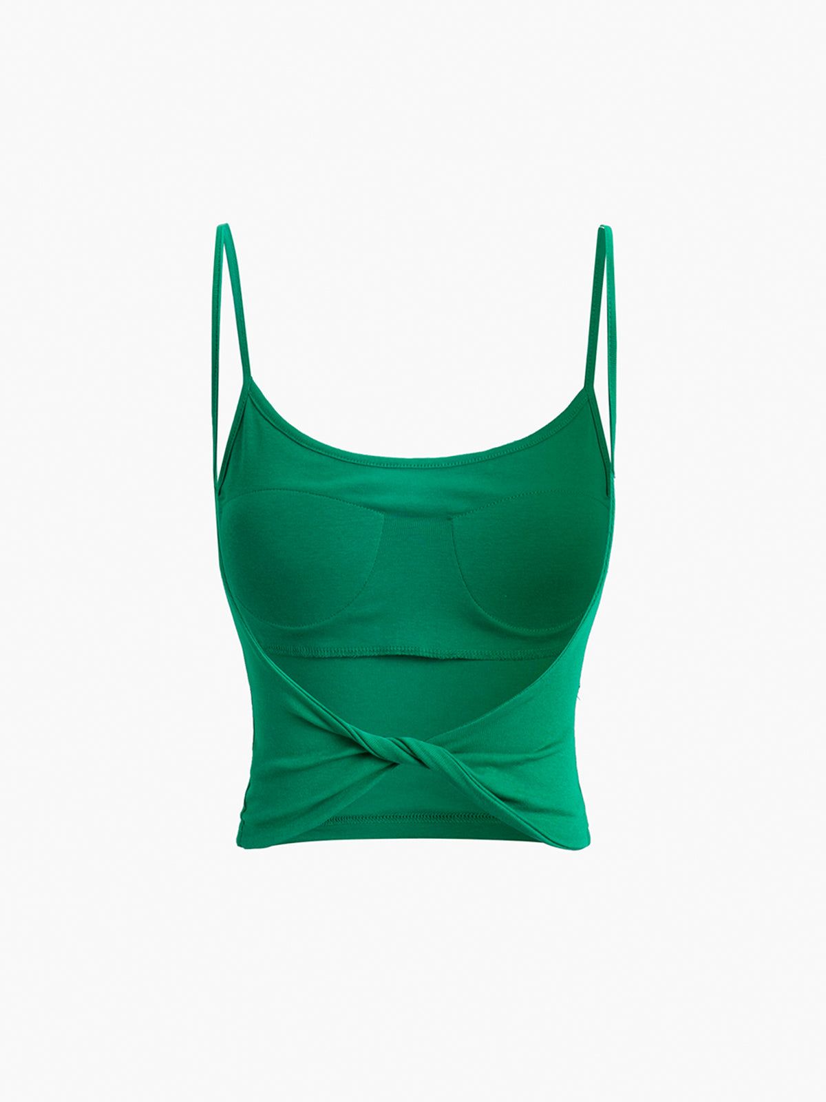 Back Twist Crop Top sold by COMMENSE product image thumbnail 2