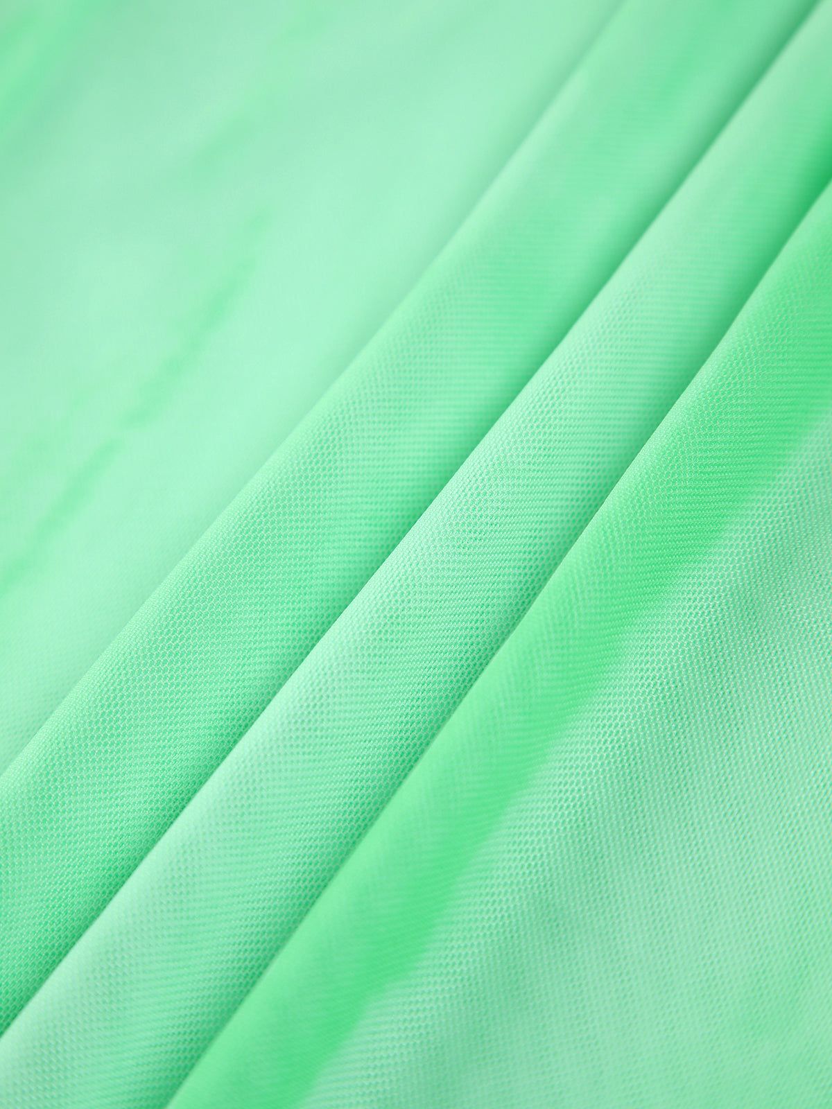 Mint Zippered Mesh Midi Dress sold by COMMENSE product image thumbnail 4