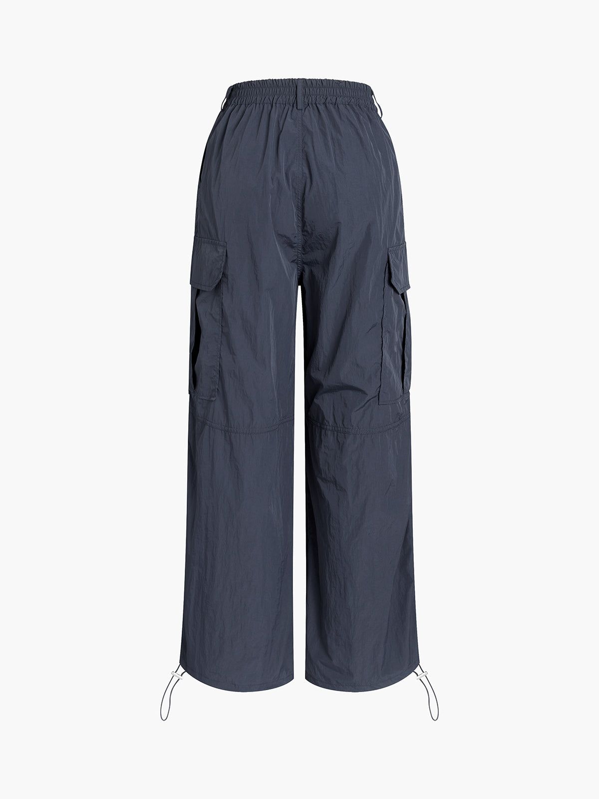 Drawstring Pockets Parachute Pants sold by COMMENSE product image thumbnail 2