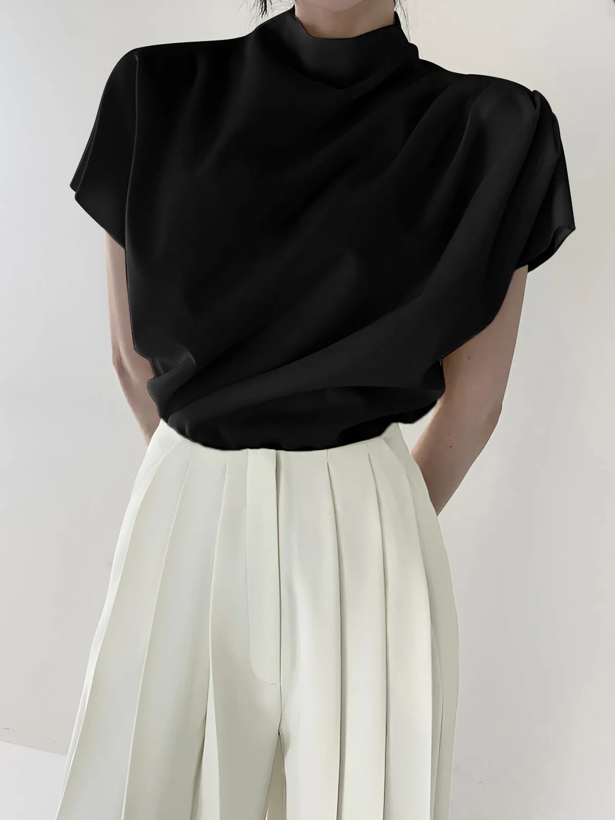 Minimalism Short Sleeve Top sold by COMMENSE product image thumbnail 5