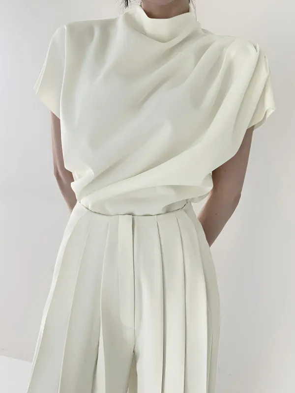 Minimalism Short Sleeve Top sold by COMMENSE