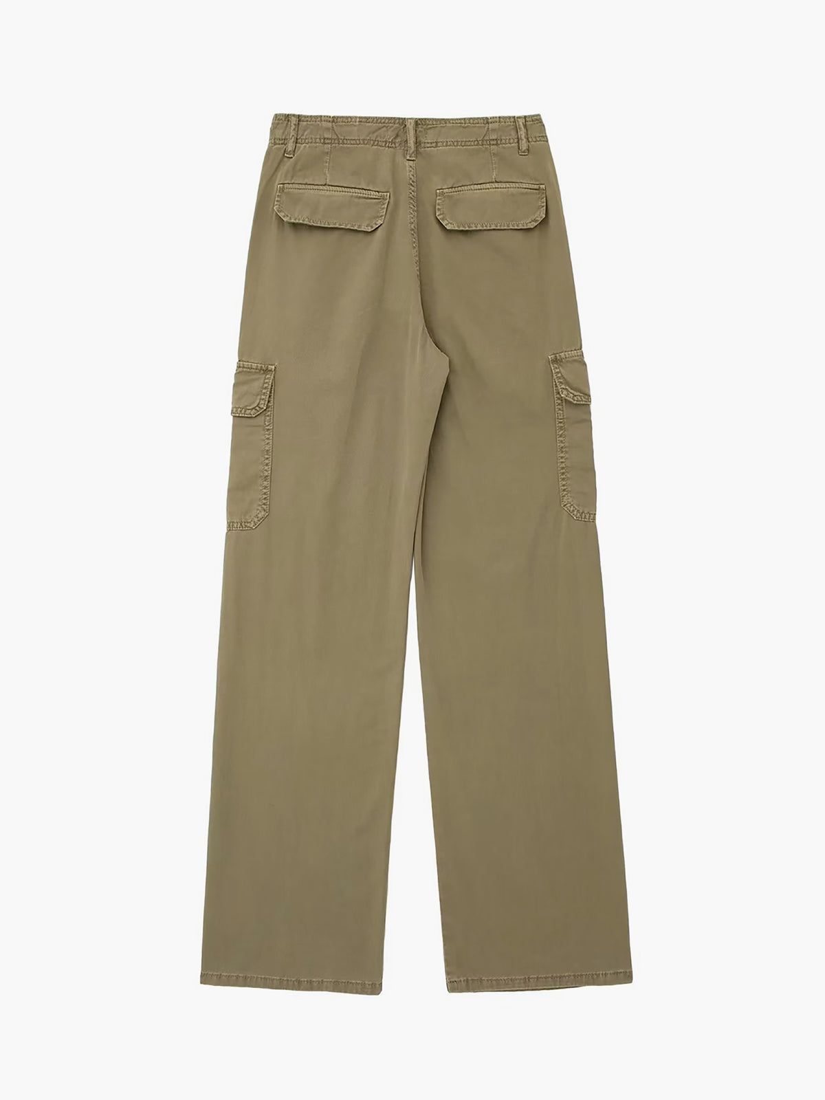 Cargo Buttoned Straight Leg Pants sold by COMMENSE product image thumbnail 6