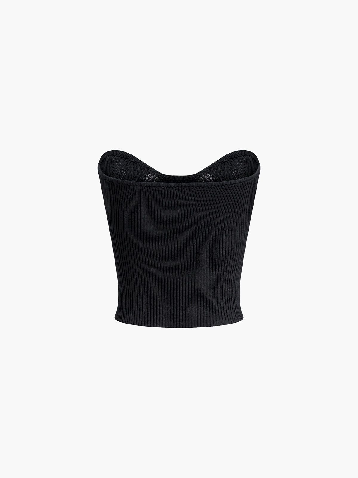 Metallic Decor Rib Tube Top sold by COMMENSE product image thumbnail 3