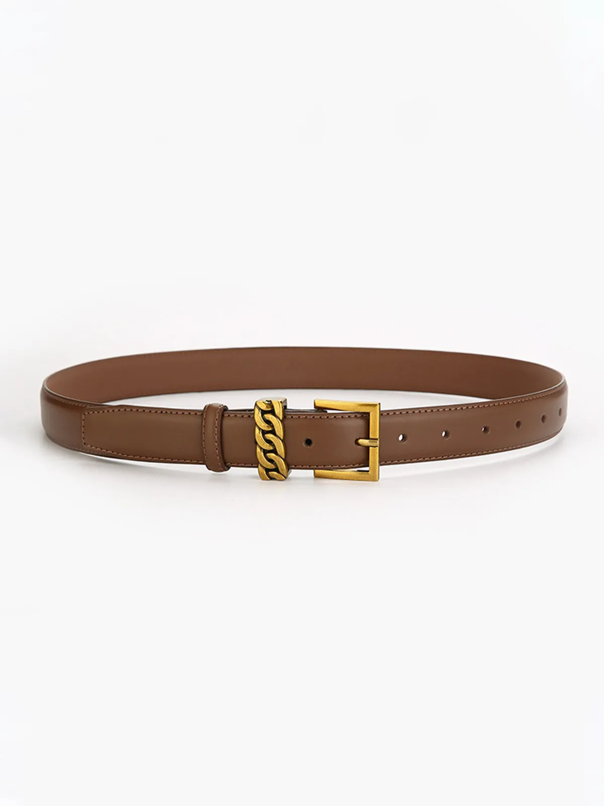 Versatile Pin Buckle Leather Belt sold by COMMENSE