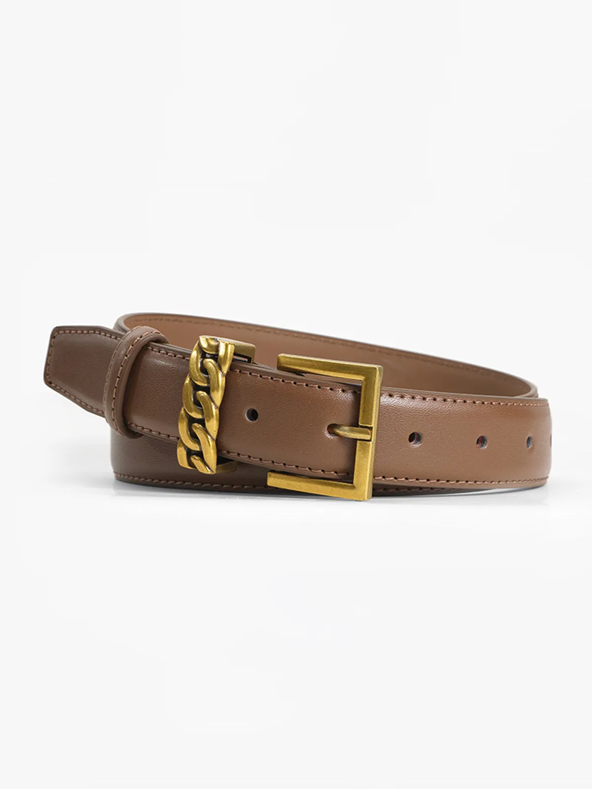 Versatile Pin Buckle Leather Belt sold by COMMENSE product image thumbnail 2