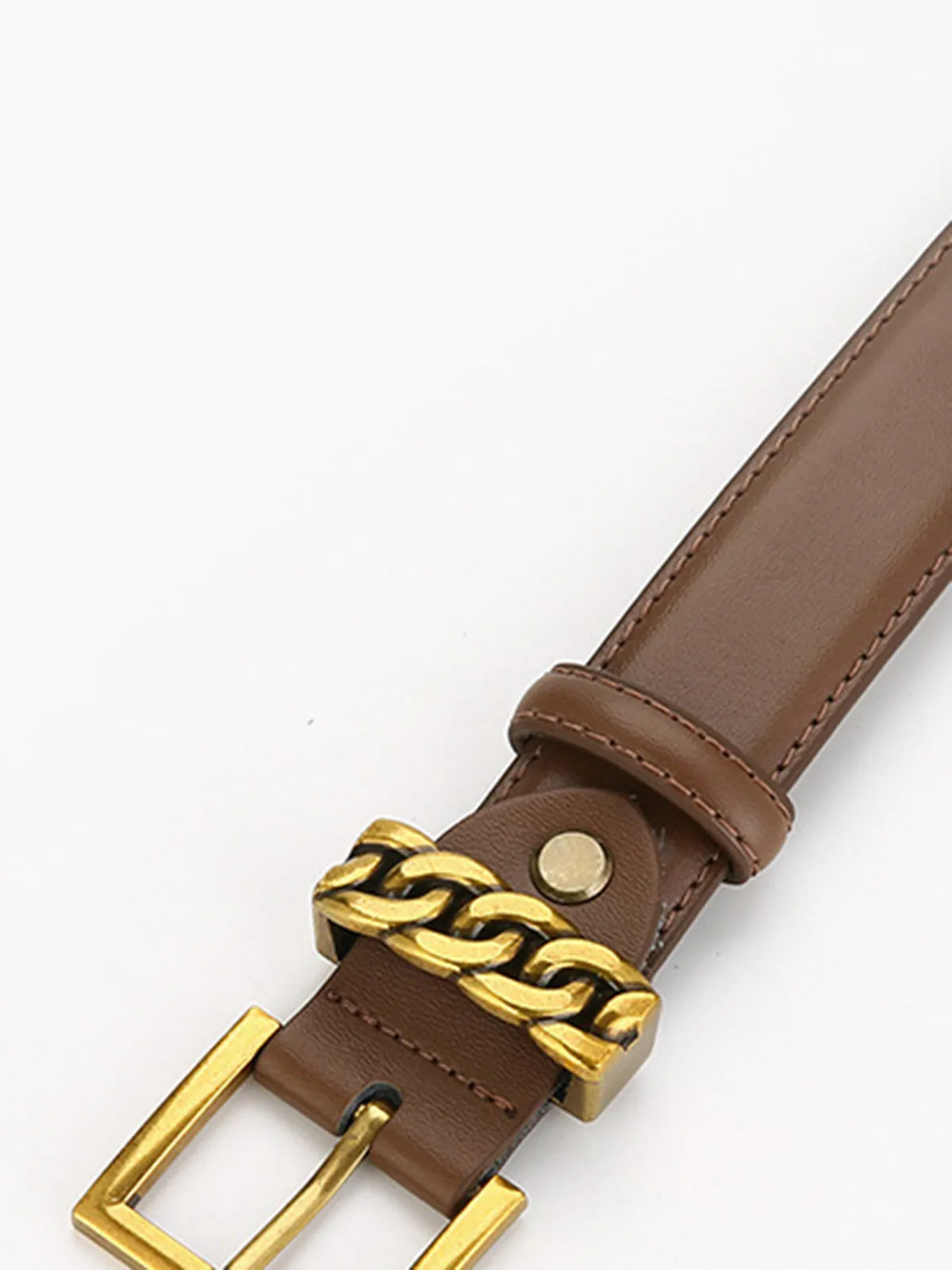 Versatile Pin Buckle Leather Belt sold by COMMENSE product image thumbnail 3