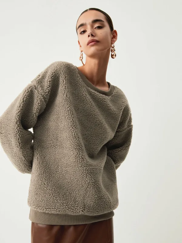 Fleece Sweatshirt sold by COMMENSE