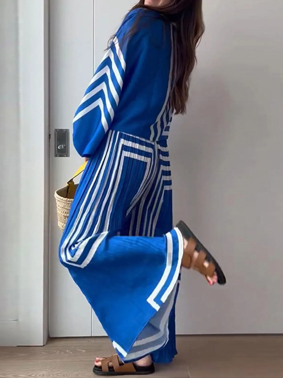 Oversized Print Vacation Pants Set sold by COMMENSE product image thumbnail 4