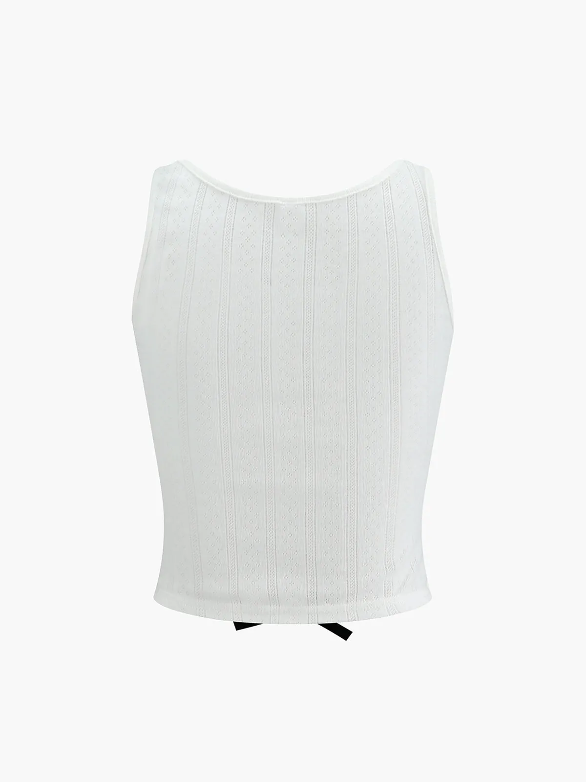 Sweetie Bow Decor Cutout Cami Top sold by COMMENSE product image thumbnail 4