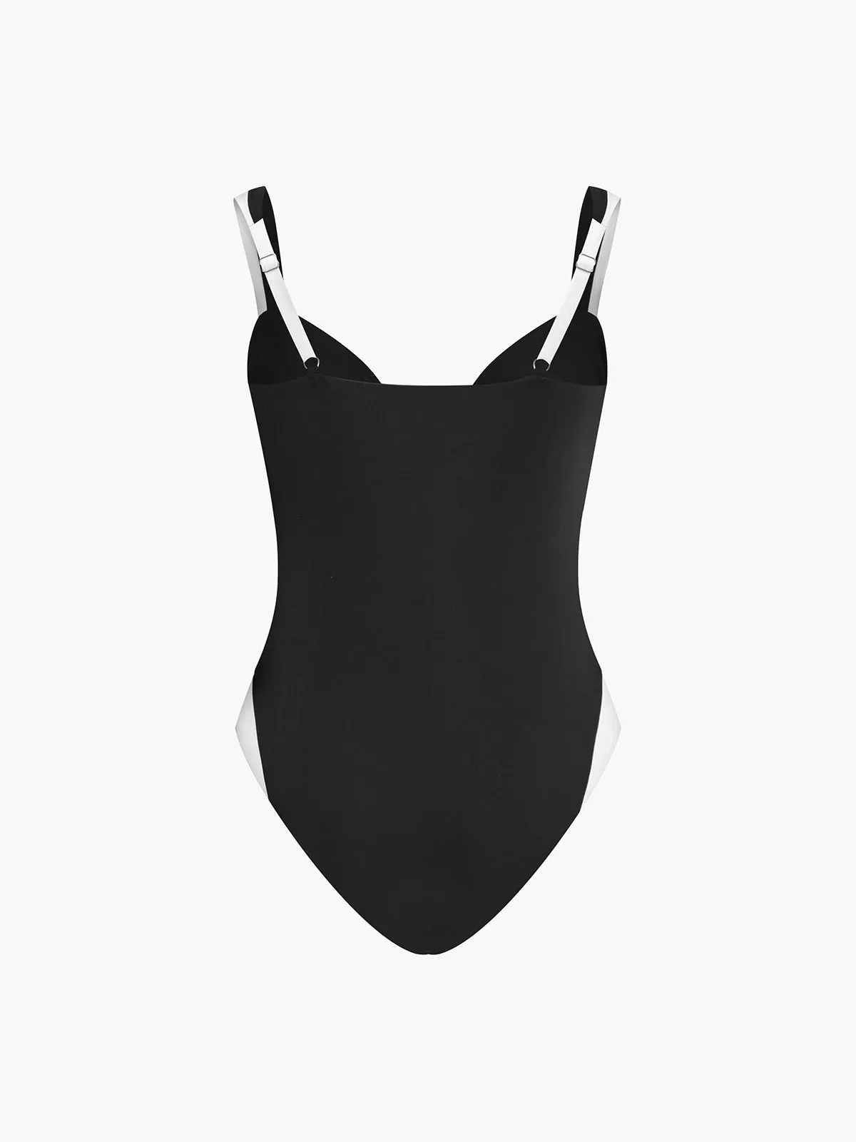 Contrast One-Piece Swimsuit sold by COMMENSE product image thumbnail 2