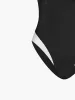 Contrast One-Piece Swimsuit sold by COMMENSE