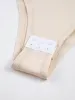 Contrast Binding Long Sleeve Bodysuit sold by COMMENSE