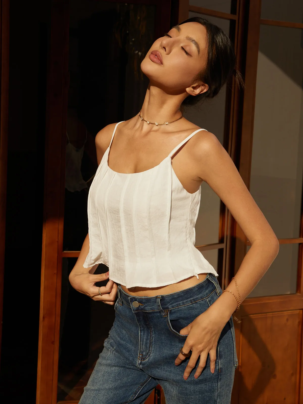 Solid Piping Cami Top sold by COMMENSE product image thumbnail 4