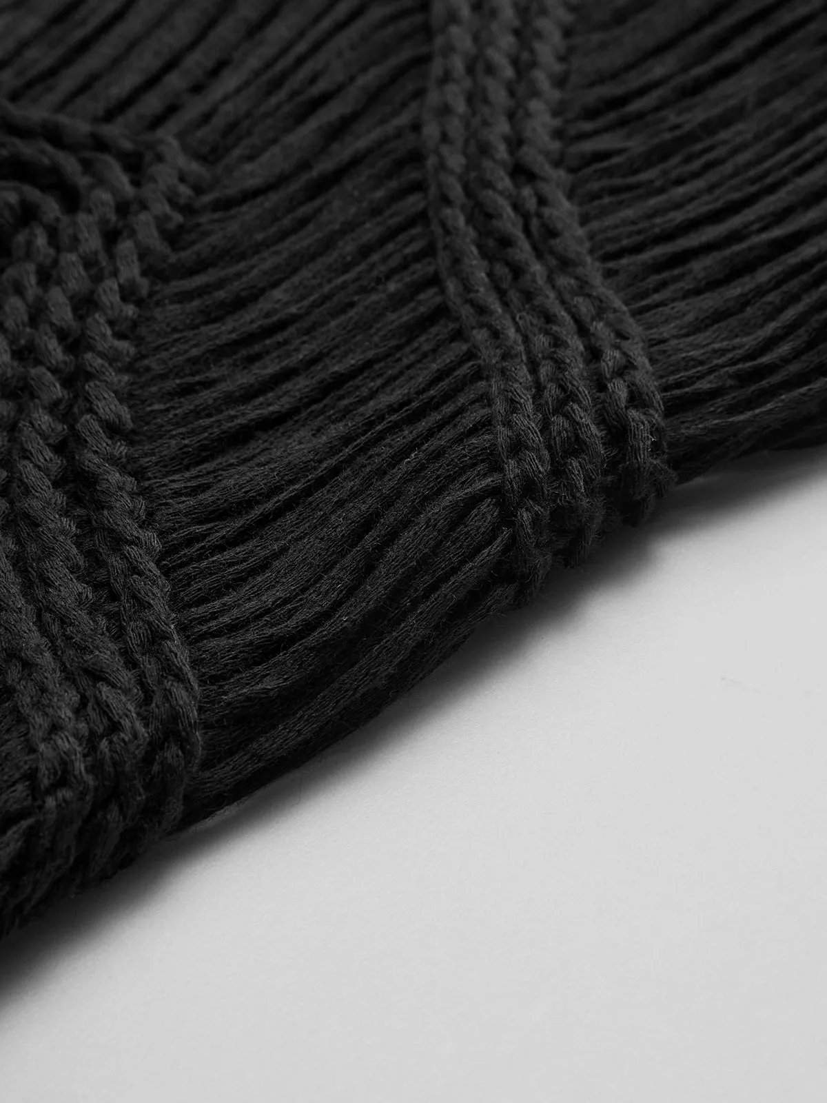 Leisure Knotted Sweater Vest sold by COMMENSE product image thumbnail 4