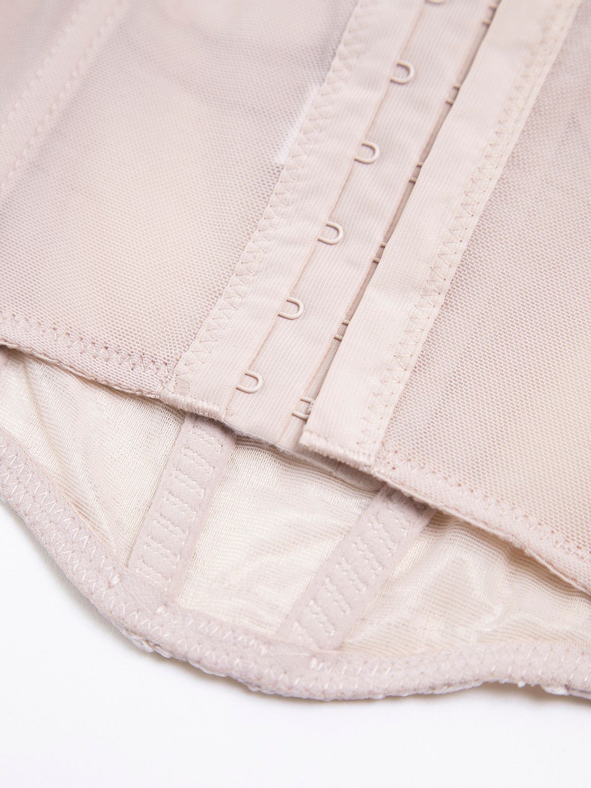 Floral Lace Satin Crop Corset Top sold by COMMENSE product image thumbnail 3