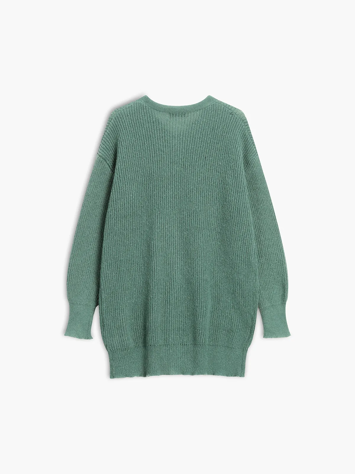 Oversized Fit Longline Cardigan sold by COMMENSE product image thumbnail 2