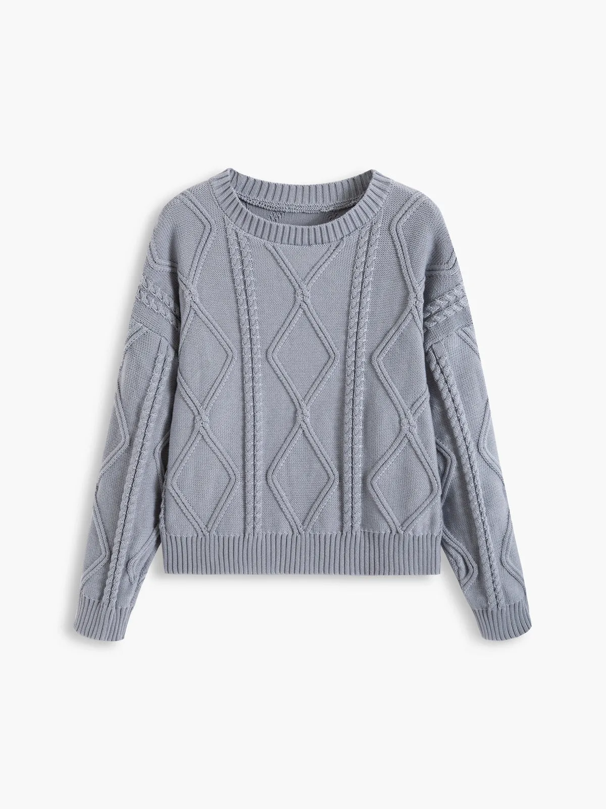 Cable Knit Sweater sold by COMMENSE