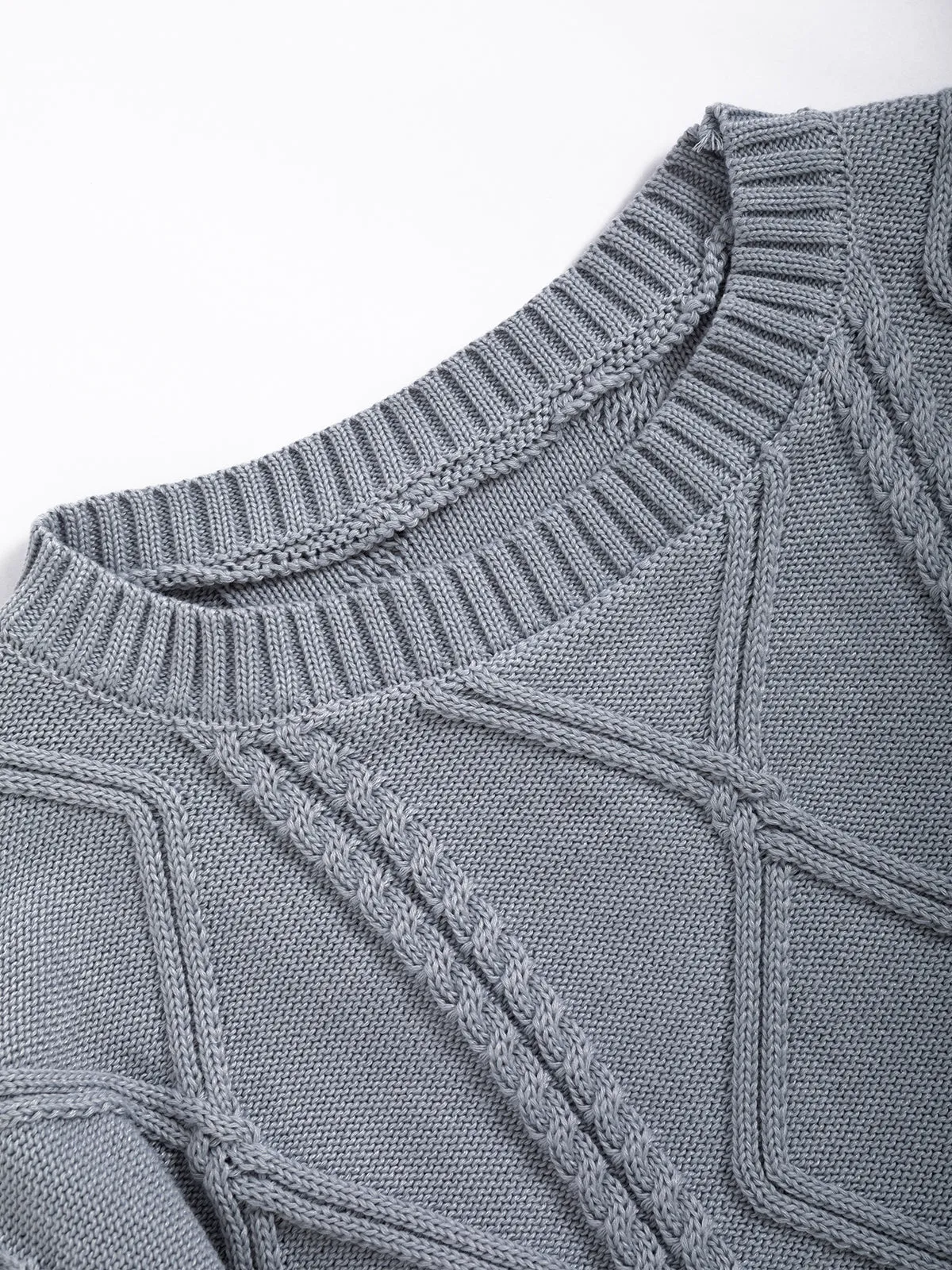 Cable Knit Sweater sold by COMMENSE product image thumbnail 3