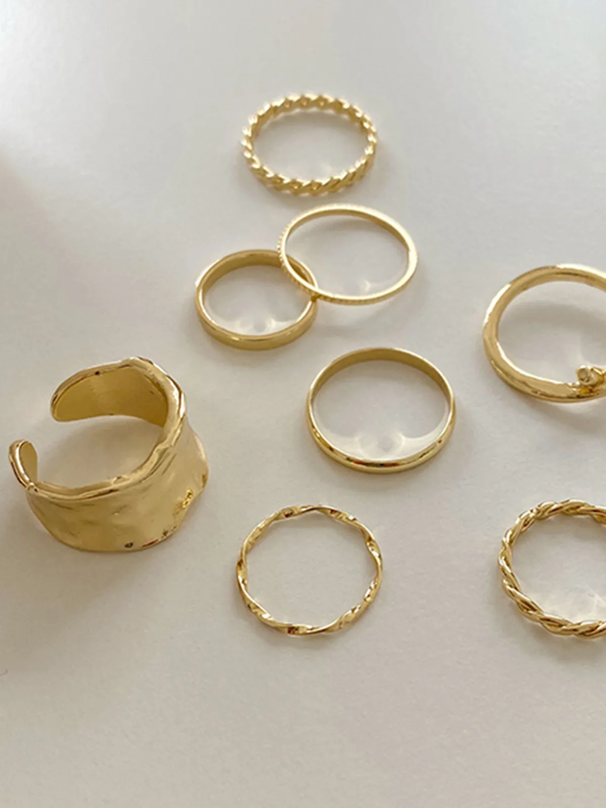 8pcs Simple Ring sold by COMMENSE product image thumbnail 3
