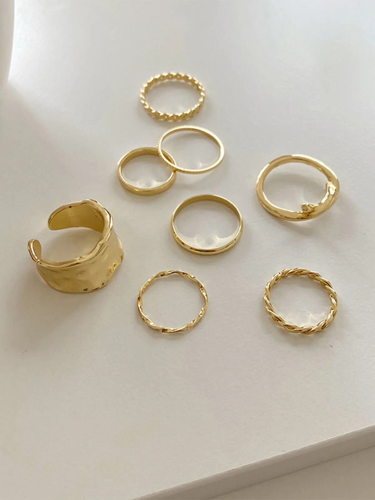 8pcs Simple Ring sold by COMMENSE product image thumbnail 2