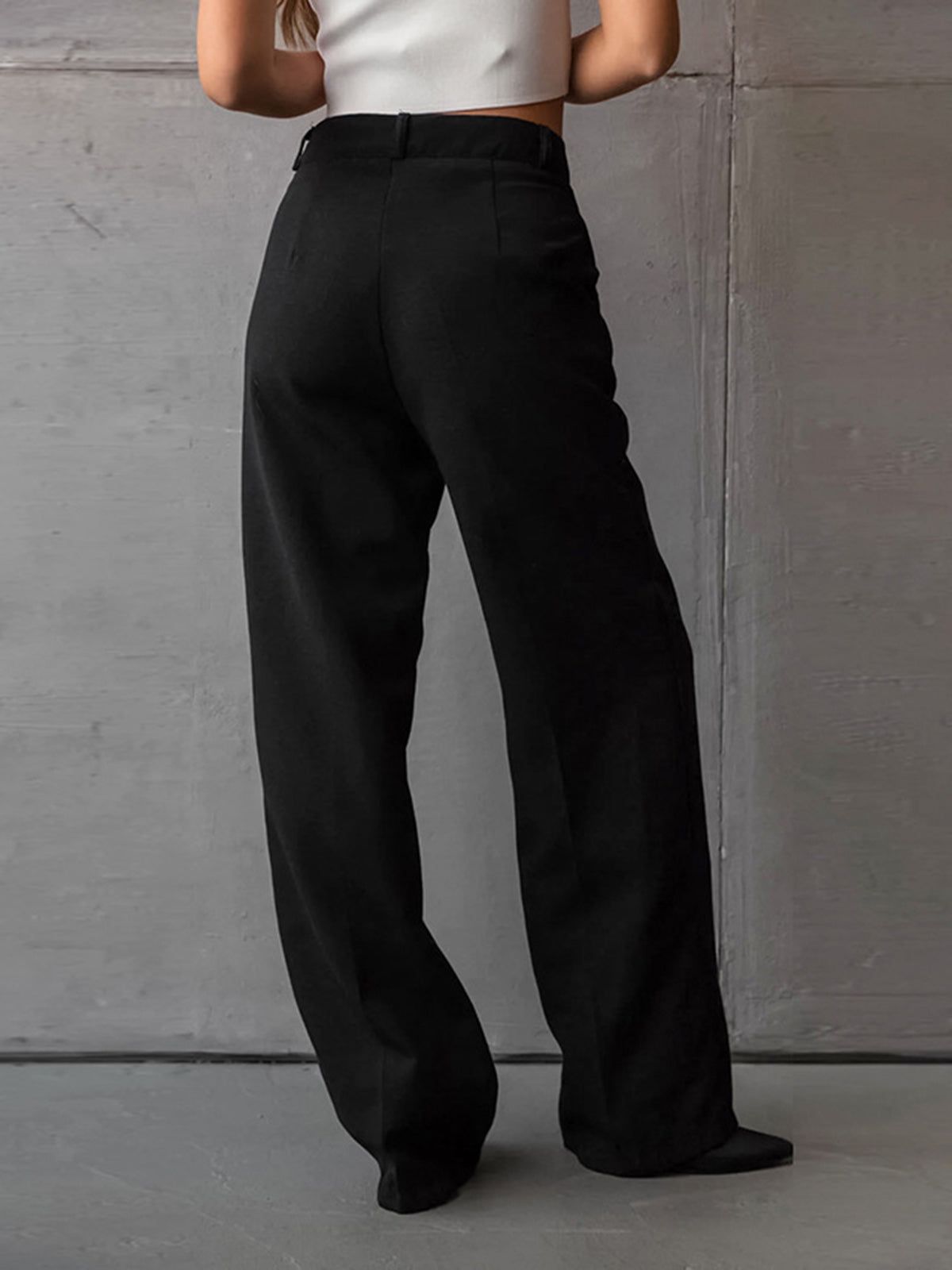 Soho Buttoned Wide Leg Pants sold by COMMENSE product image thumbnail 2
