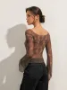 Sheer Long Sleeve Top sold by COMMENSE