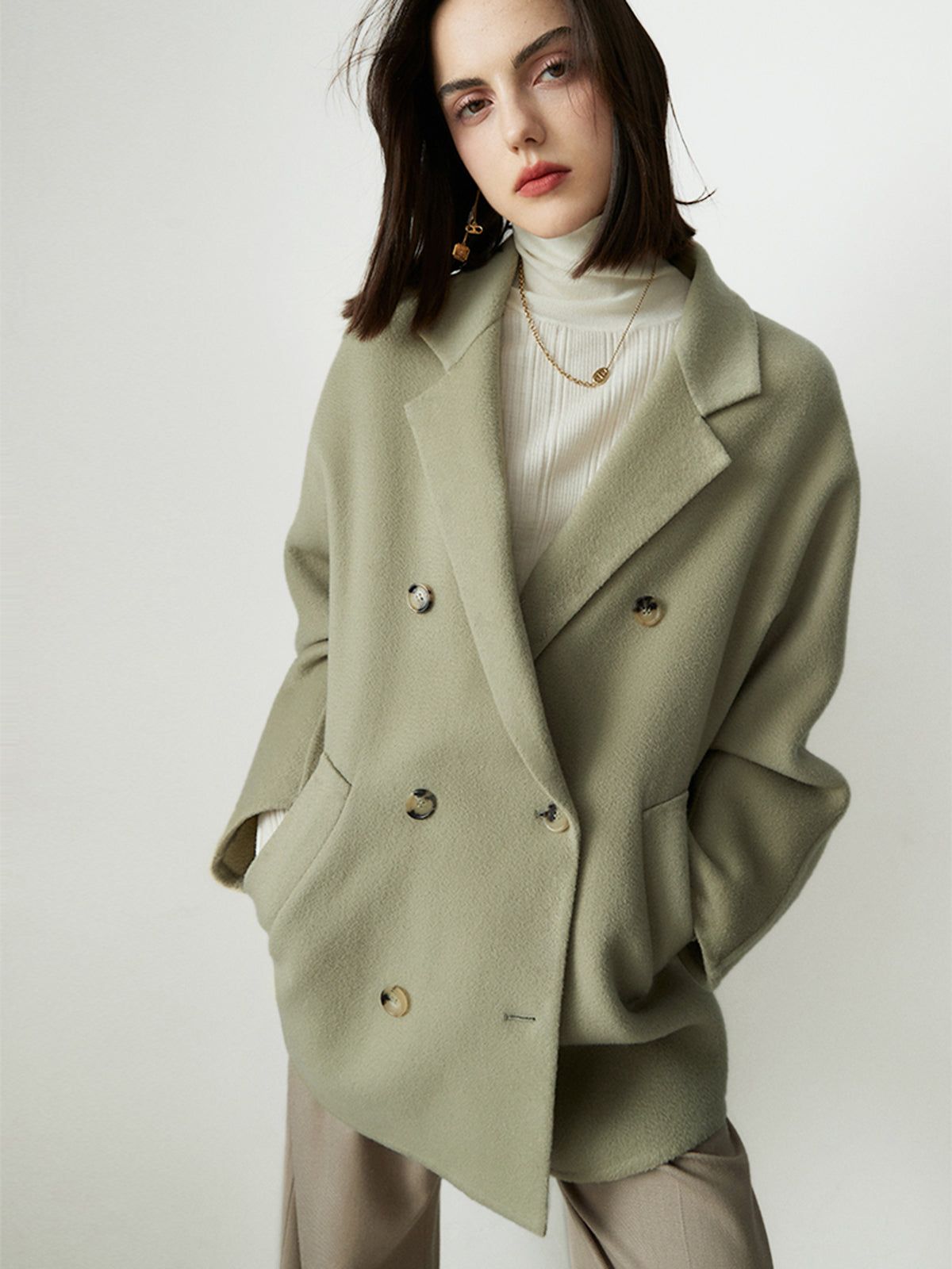 Olivine Single Breasted Blazer sold by COMMENSE product image thumbnail 3