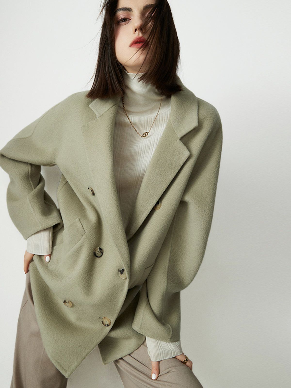 Olivine Single Breasted Blazer sold by COMMENSE product image thumbnail 4