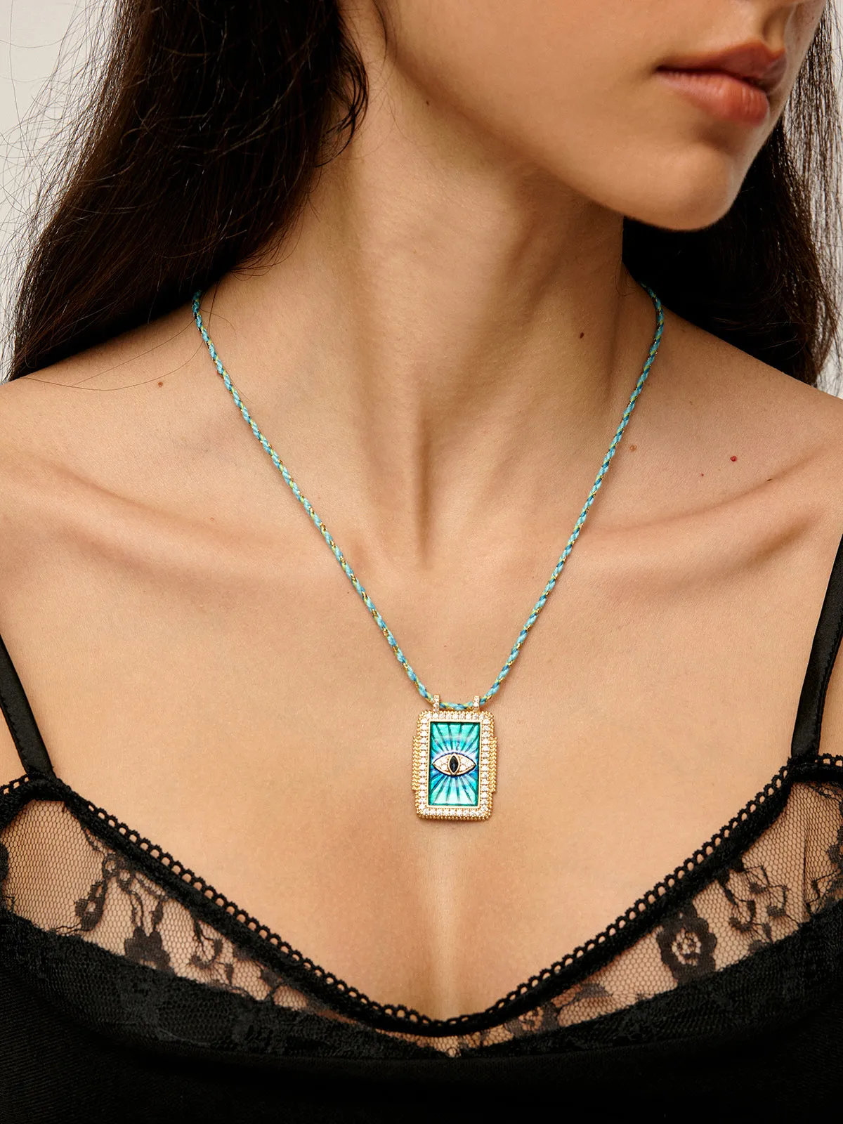 Powerful Protection-Evil Eye Pendant Necklace sold by COMMENSE product image thumbnail 3